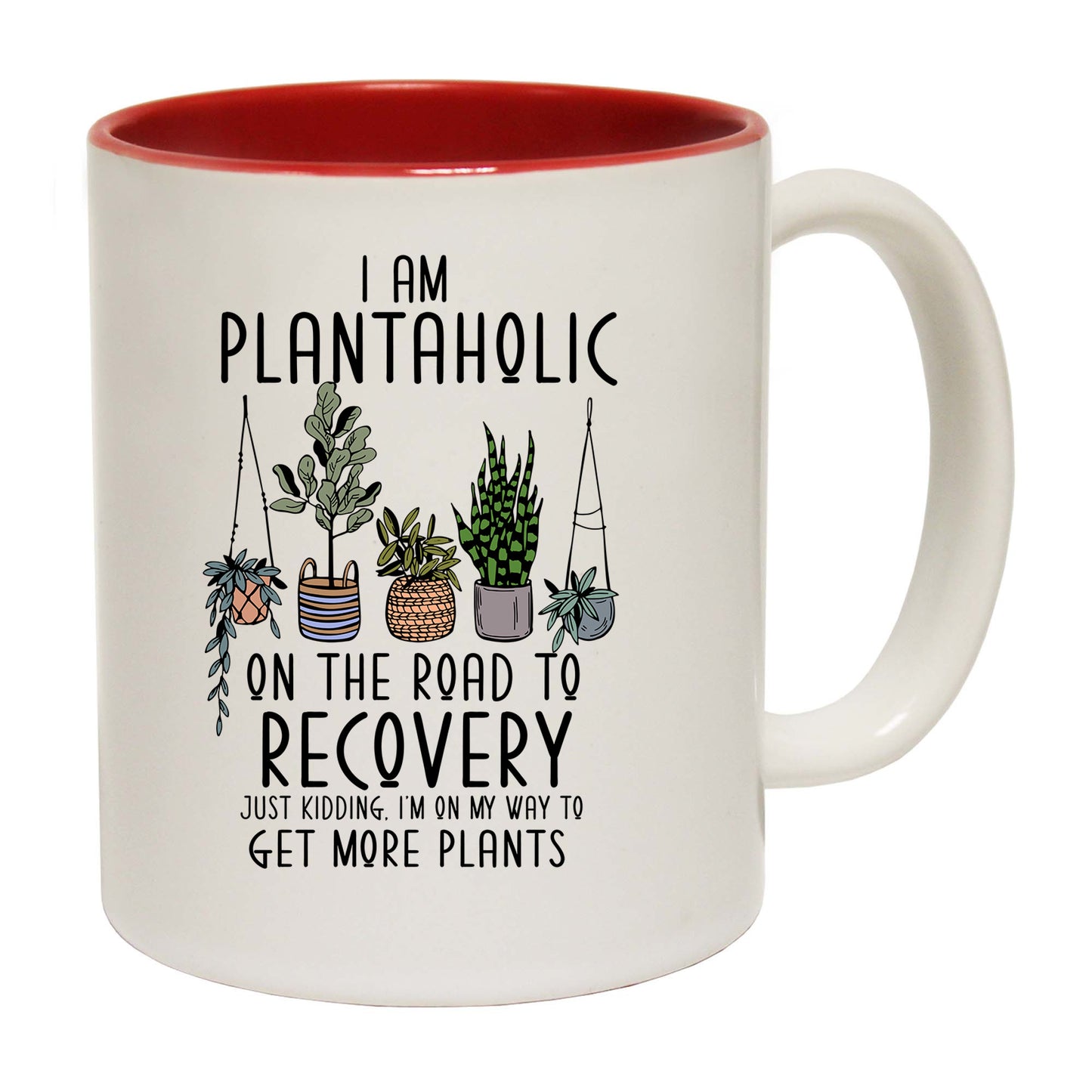 Plantaholic On The Road To Recovery Plants Gardening - Funny Coffee Mug