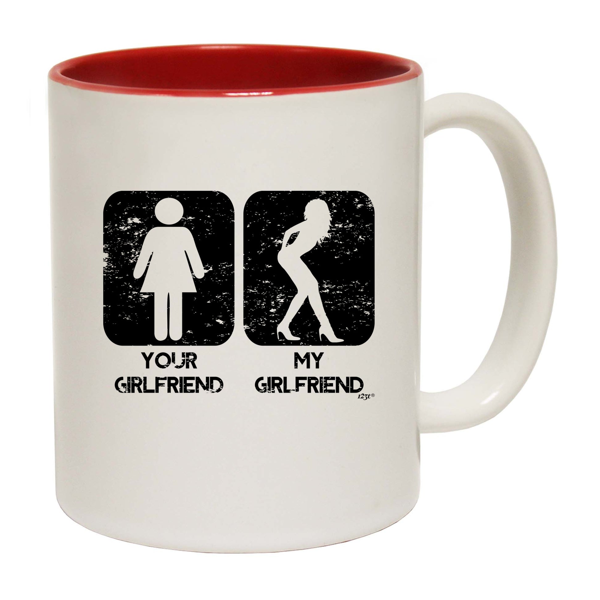 Your Girlfriend My Girlfriend - Funny Coffee Mug