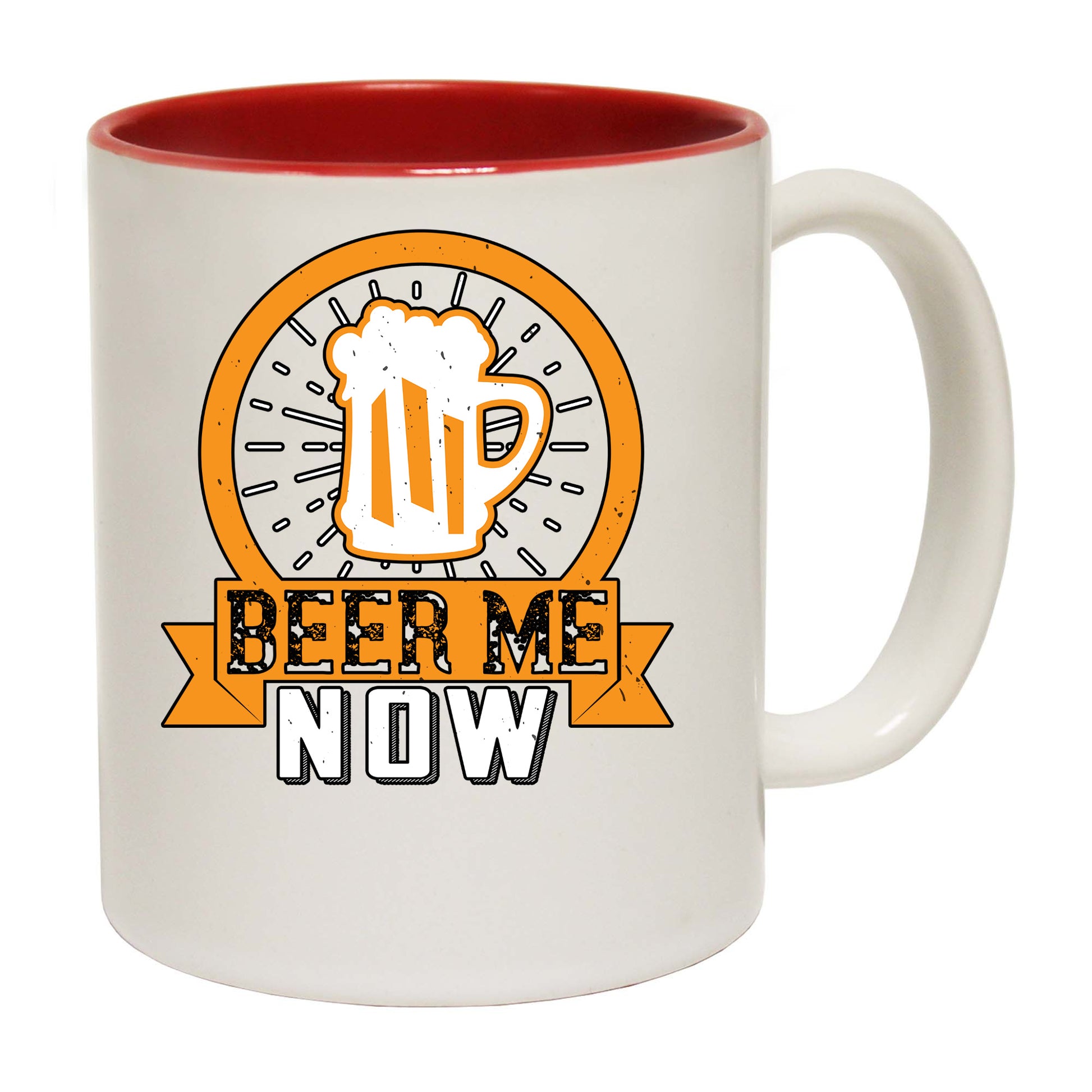 Beer Me Now - Funny Coffee Mug