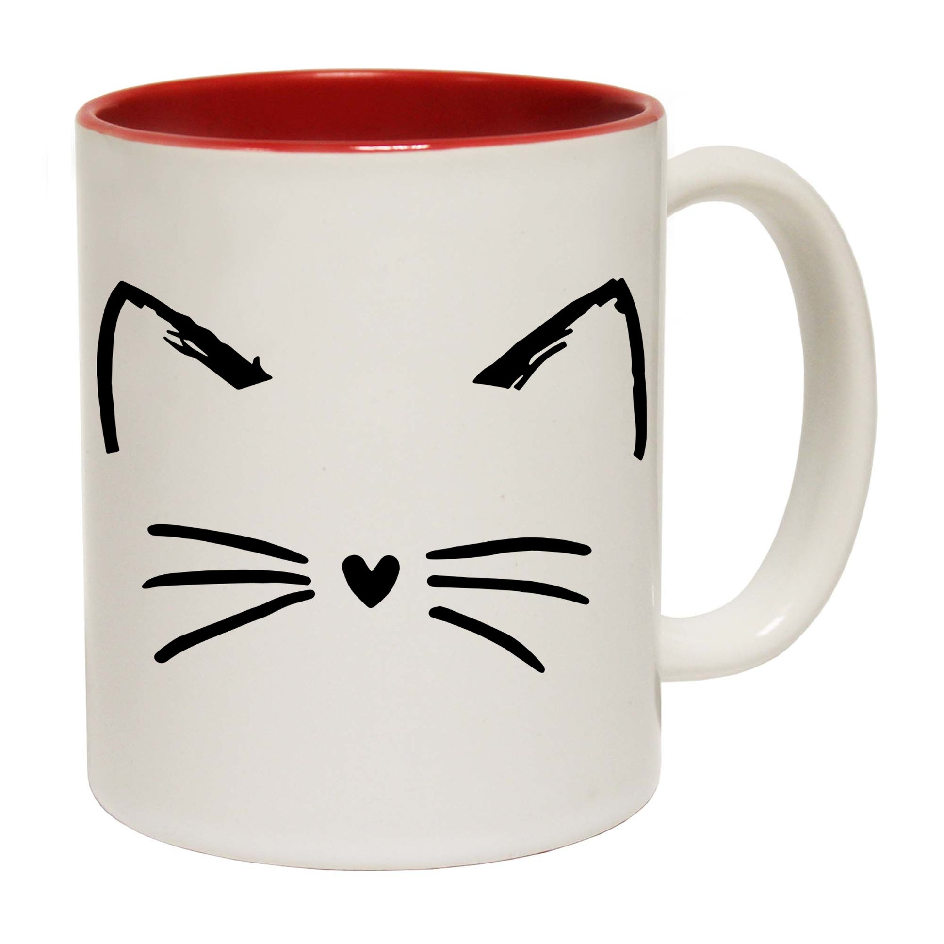 Cat Face Kitten Cats - Funny Coffee Mug