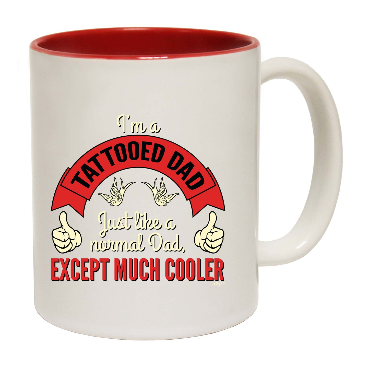 Im A Tattooed Dad - Funny Coffee Mug