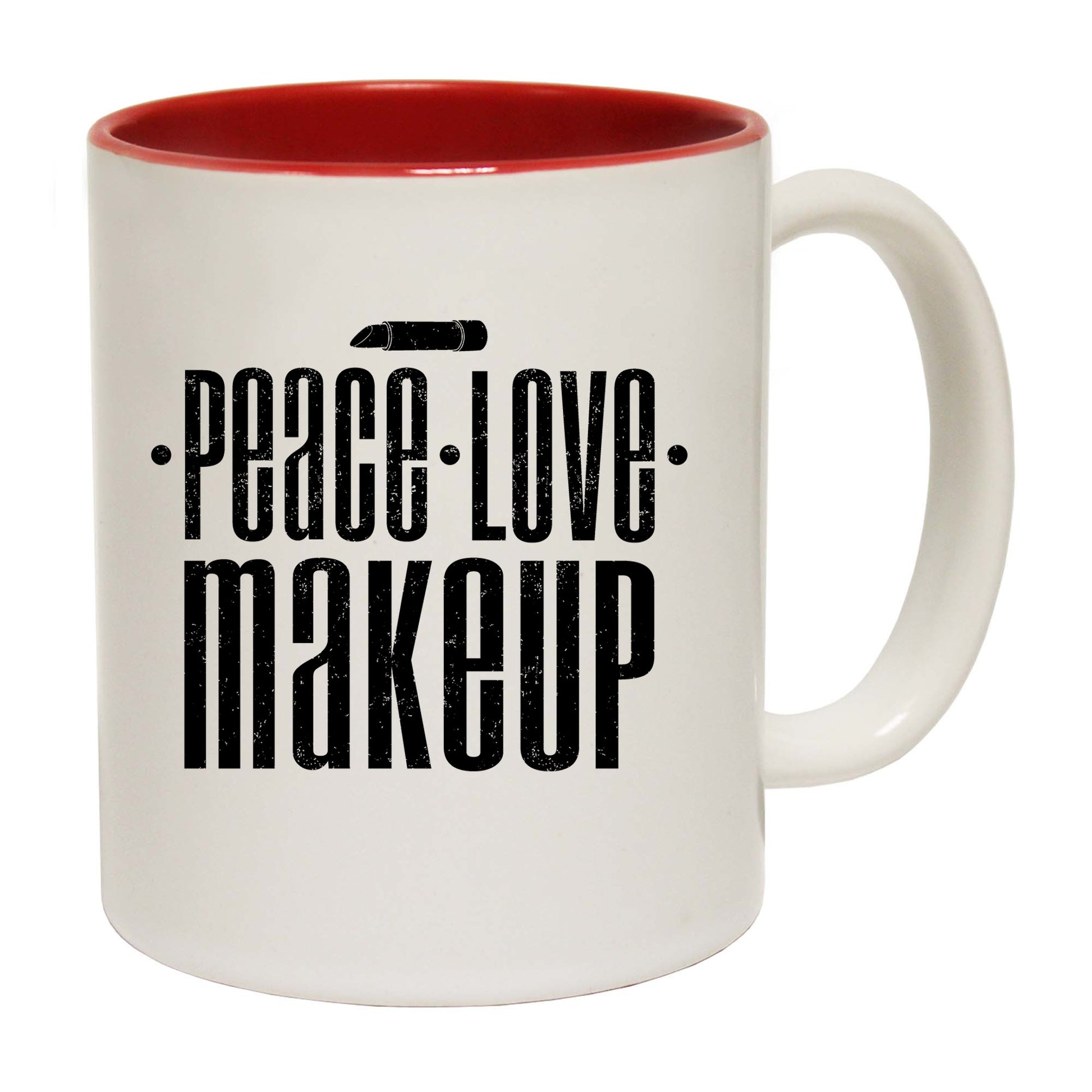 Peace Love Makeup - Funny Coffee Mug