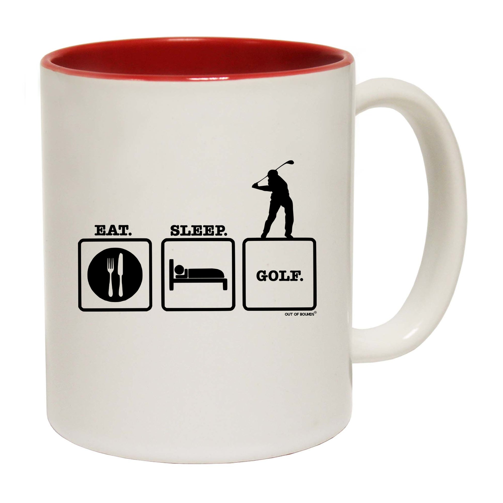 Oob Eat Sleep Golf - Funny Coffee Mug